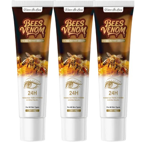 Crème Yeux Venin d'Abeille — Raffermissante, Anti-Poches & Anti-Cernes