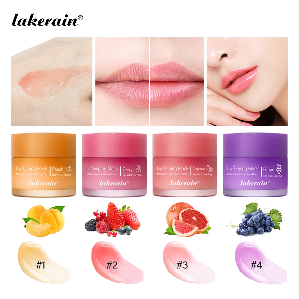 Masque Lèvres de Nuit aux Fruits – Hydratation Intense, Longue Tenue | JADE ÉCLAT
