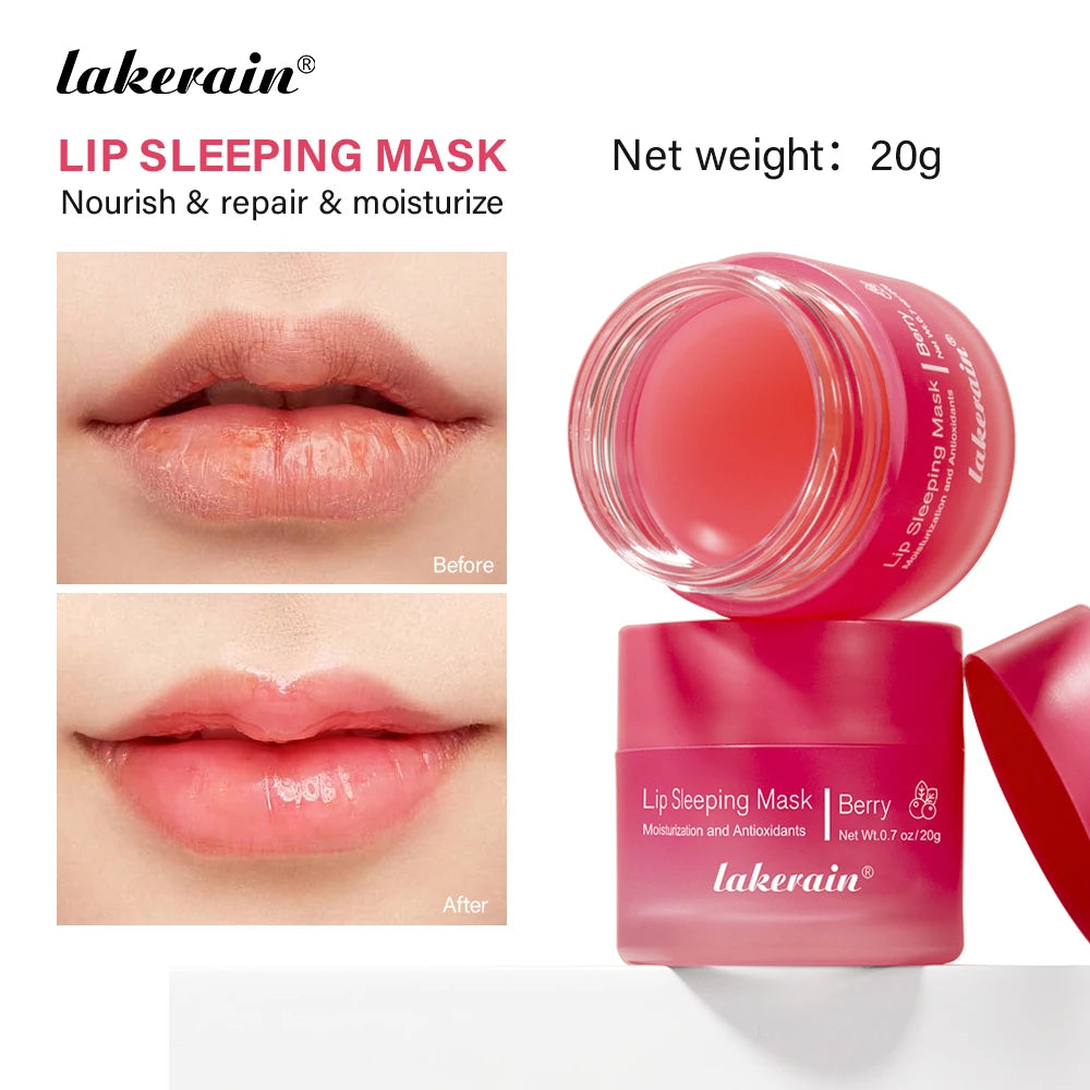 Masque Lèvres de Nuit aux Fruits – Hydratation Intense, Longue Tenue | JADE ÉCLAT