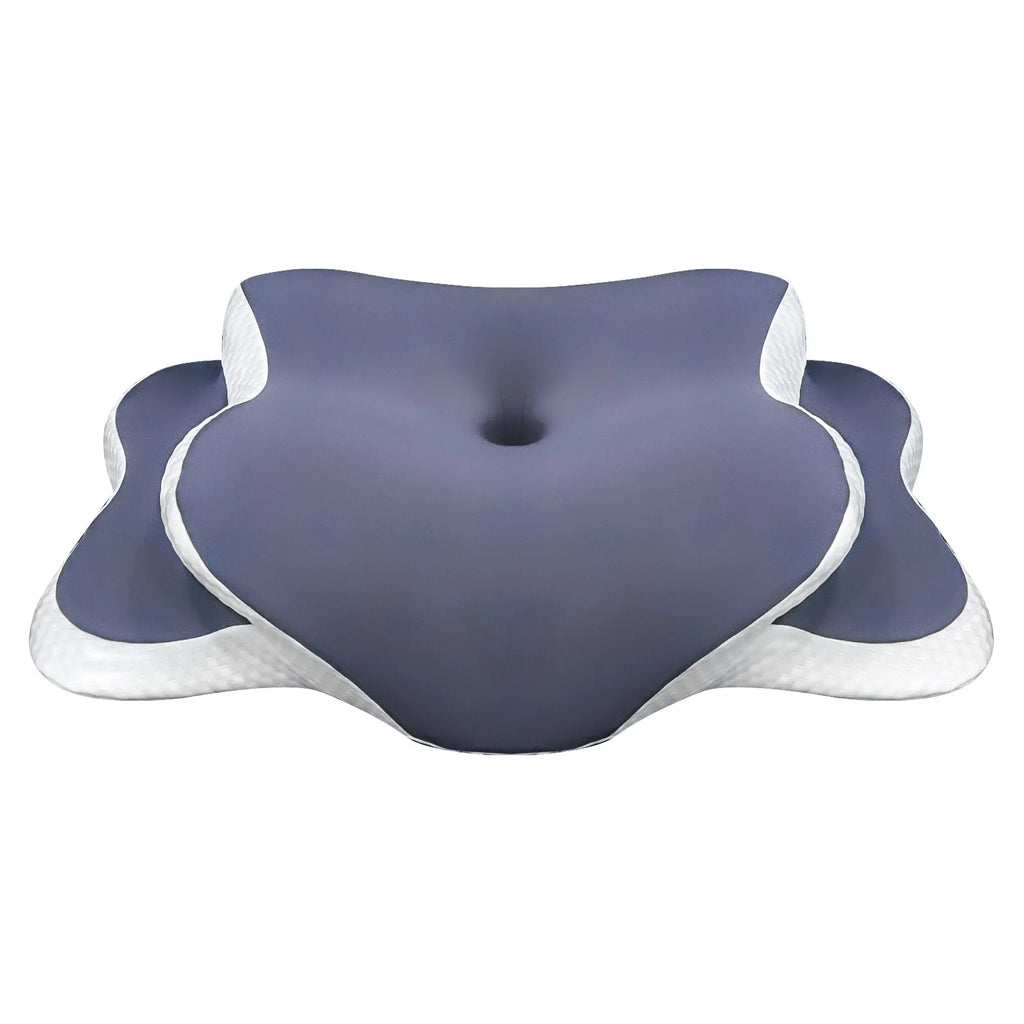 😴 Oreiller Multifonctionnel Cale Cervicale – Sommeil, Massage & Support Téléphone | Gris · Vert · Noir