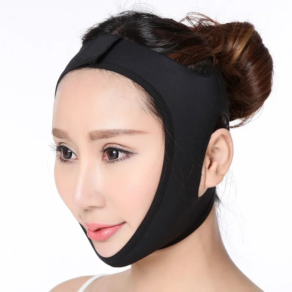 Masque Facial fin et délicat, Bandage amincissant, soins de la peau, forme de ceinture et soulever, réduit le Double menton, bande amincissante