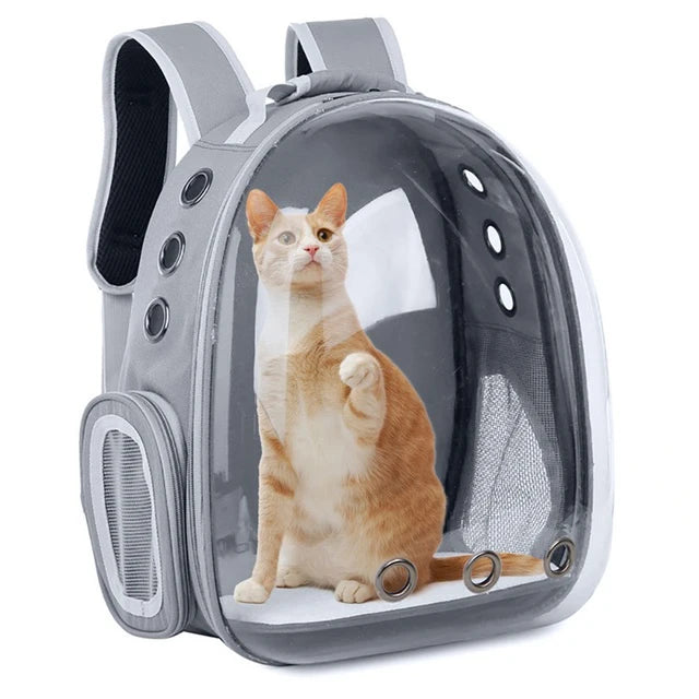 Sac à Dos Capsule Spatiale pour Animaux – Transparent & Respirant
