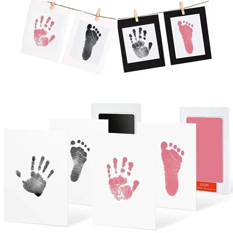 Kit d'Empreintes Bébé & Animal — Sans Encre, Non Toxique, 0-10 Mois