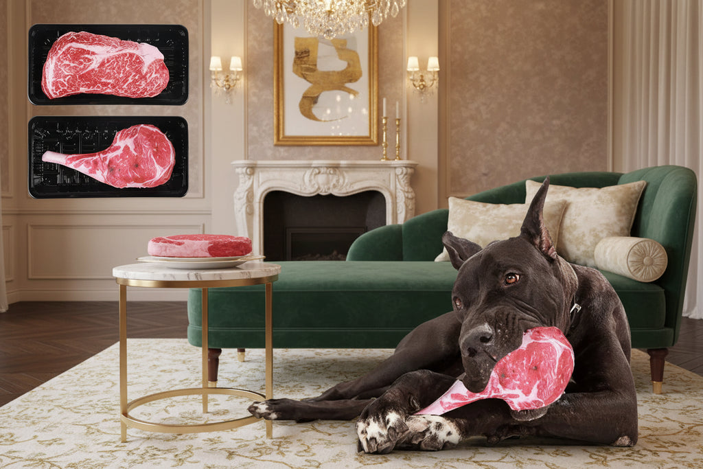 🦴 Jouet de Simulation d'Os Grinçant pour Chien – Steak Résistant, Carotte & Mâchoire Propre