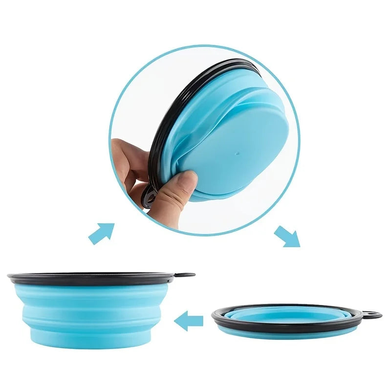 Bol Pliable en Silicone pour Chien & Chat – Portable & Léger