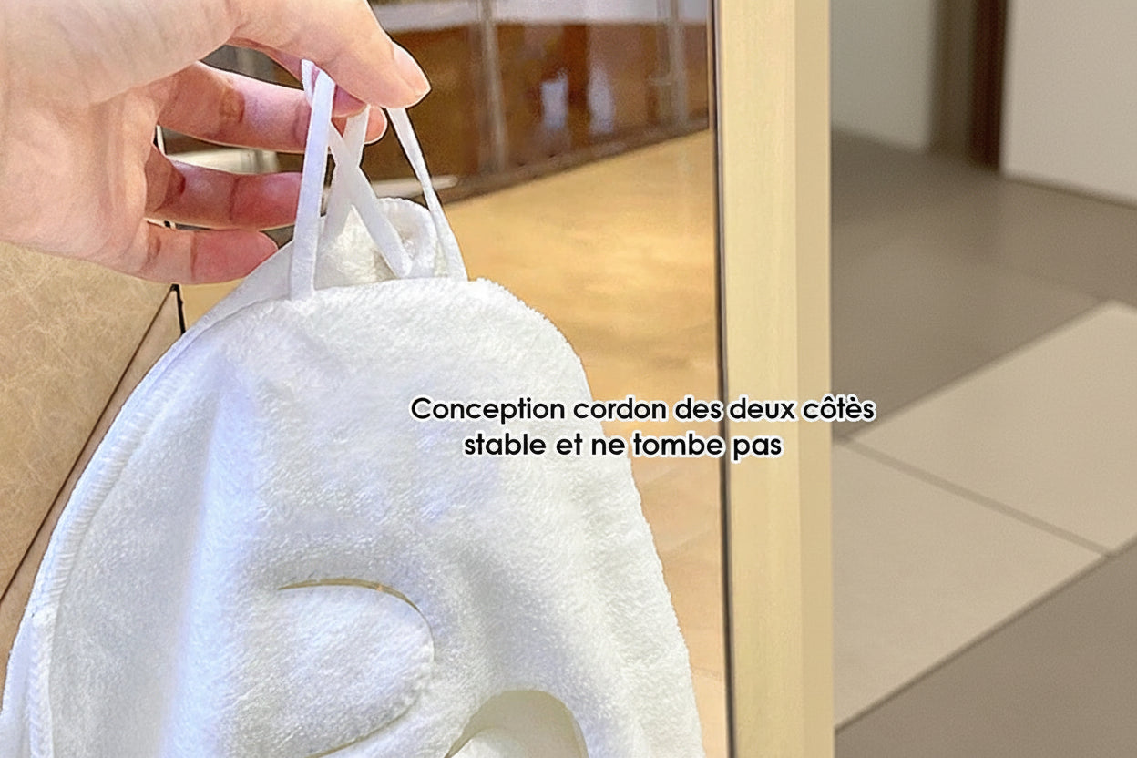 Serviette Compresse Visage Luxe — Chaud & Froid