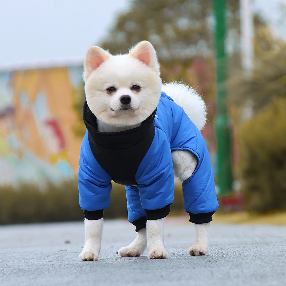 Combinaison Imperméable Chien – Manteau Hiver Chaud & Coupe-Vent