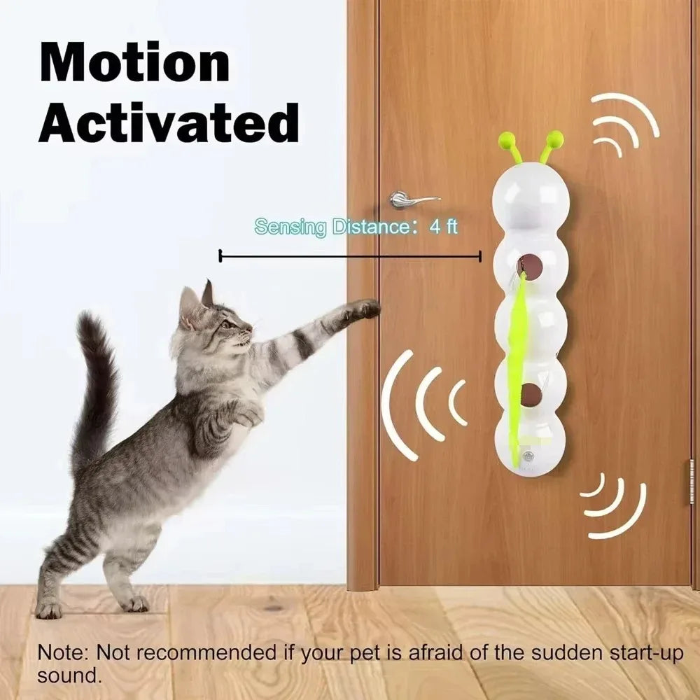 Jouet Interactif Premium pour Chat & Petit Chien – Détection de Mouvement & Recharge USB