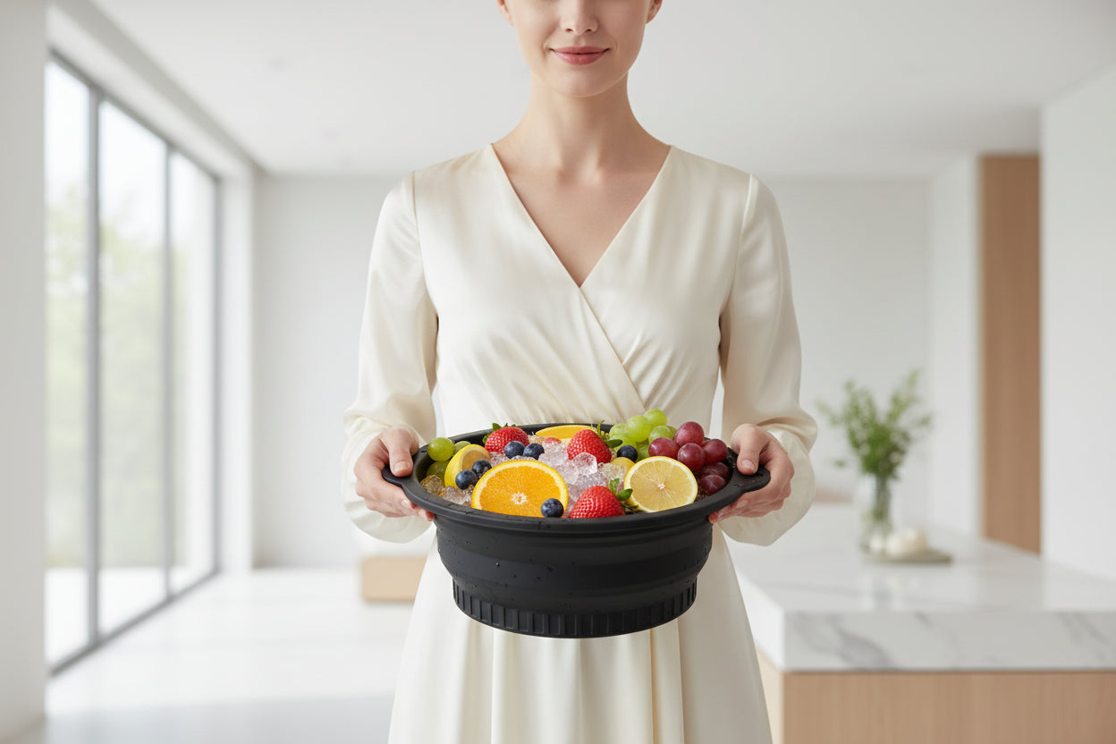 Bassin Glace Silicone Pliable Visage - Ice Bath Facial