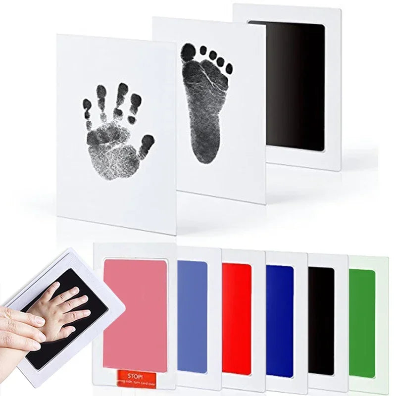 Kit d'Empreintes Bébé & Animal — Sans Encre, Non Toxique, 0-10 Mois