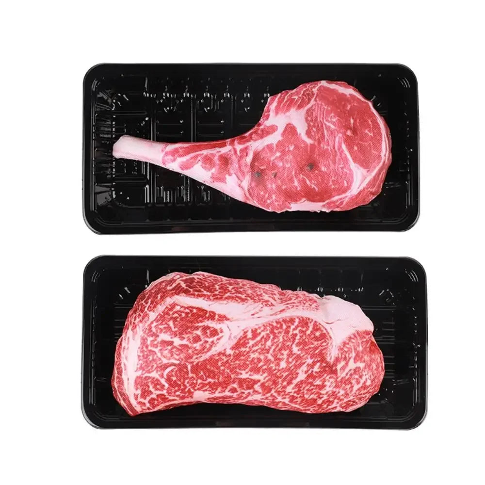 🦴 Jouet de Simulation d'Os Grinçant pour Chien – Steak Résistant, Carotte & Mâchoire Propre