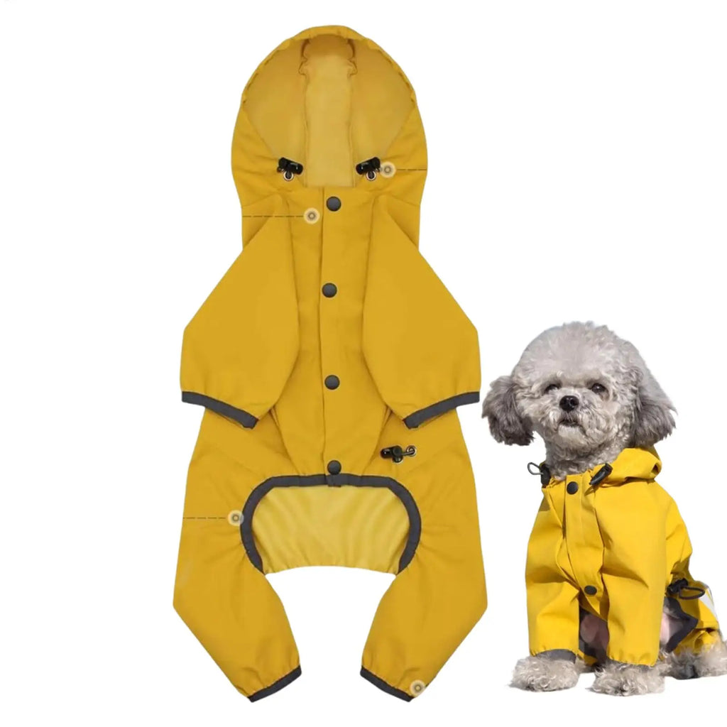 Manteau Imperméable pour Chien – Veste de Pluie Légère & Réglable