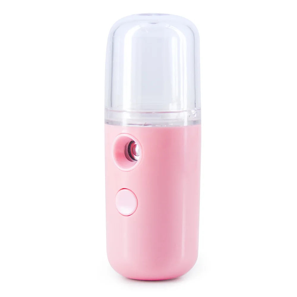 Pulvérisateur Facial à Brume USB Rechargeable — Nébuliseur Hydratant Visage, Humidificateur Portable Soins de la Peau