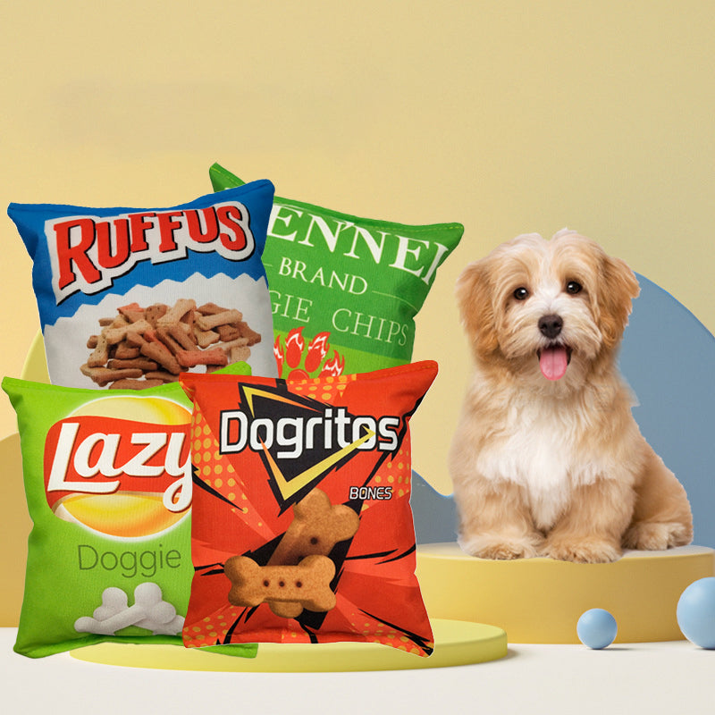 🦖 Jouets Amusants pour Chiens – Molaires à Mâcher, Peluche Résistante & Dents Propres