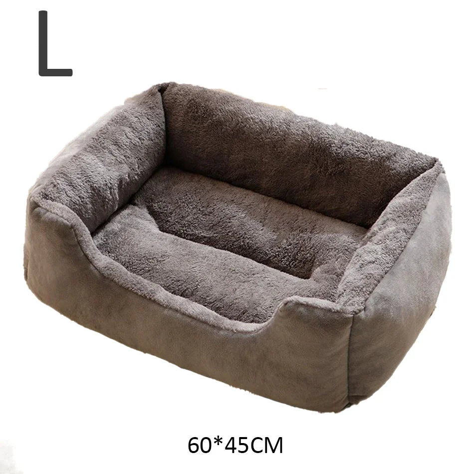 Panier Lit Luxe pour Chat & Chien – Coussin Moelleux Ultra-Doux S/M/L
