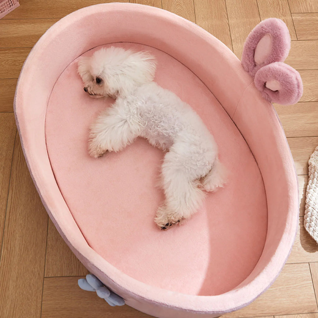 Lit Douillet pour Chien & Chat – Lavable, Toutes Saisons, Poignées Amovibles