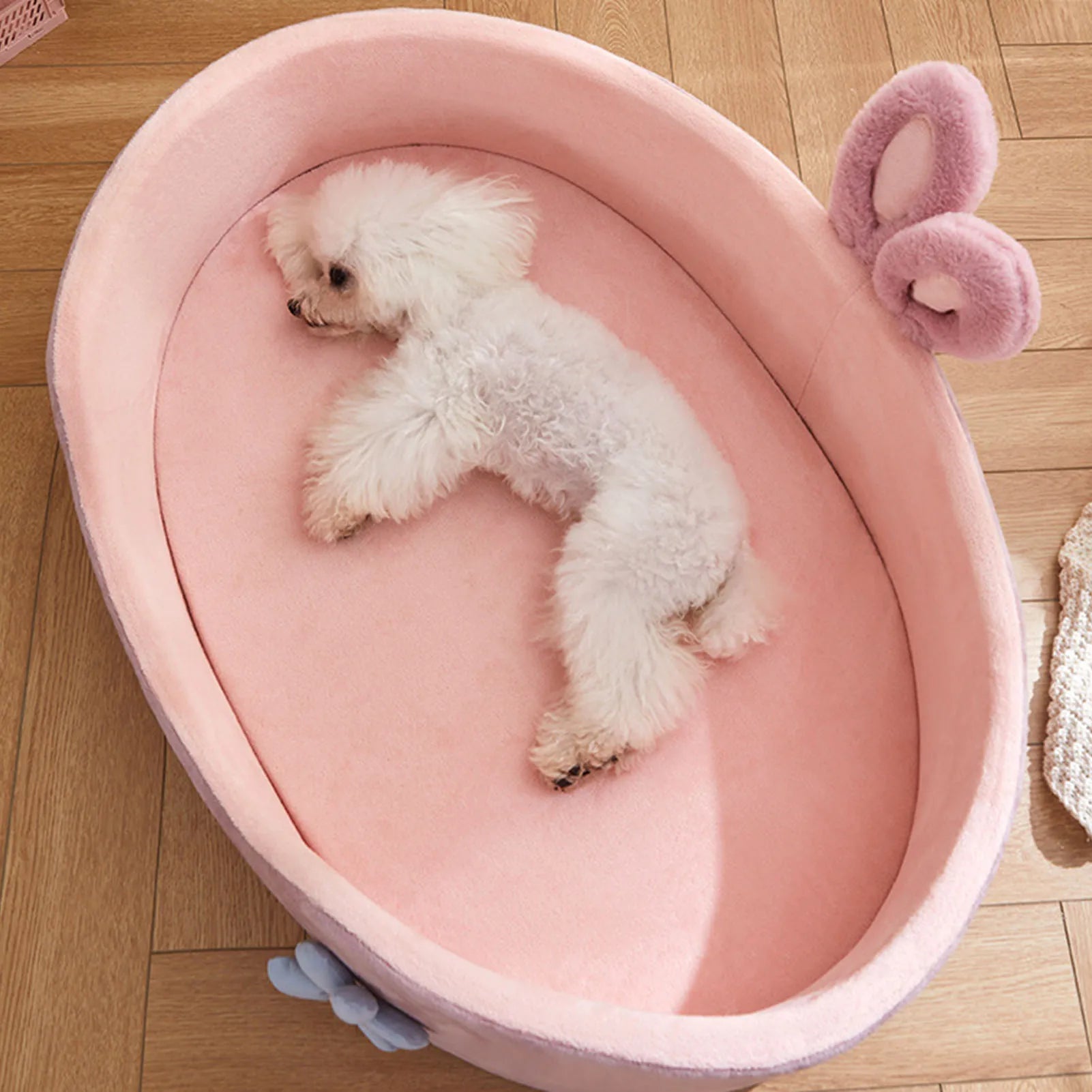 Lit Douillet pour Chien & Chat – Lavable, Toutes Saisons, Poignées Amovibles