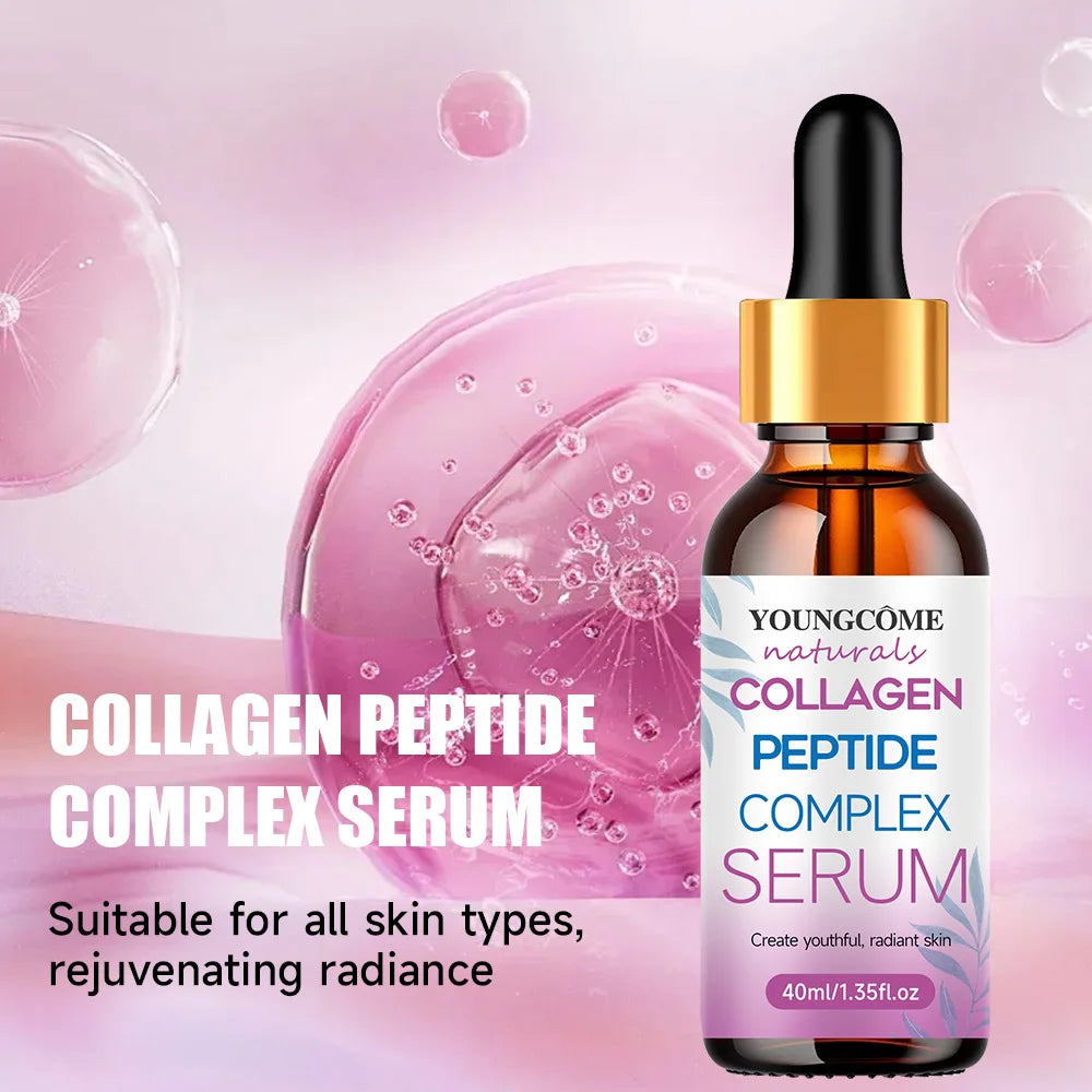 Sérum Visage Anti-Rides Collagène Liftant Raffermissant - Essence Anti-Âge Blanchissant Nourrissant