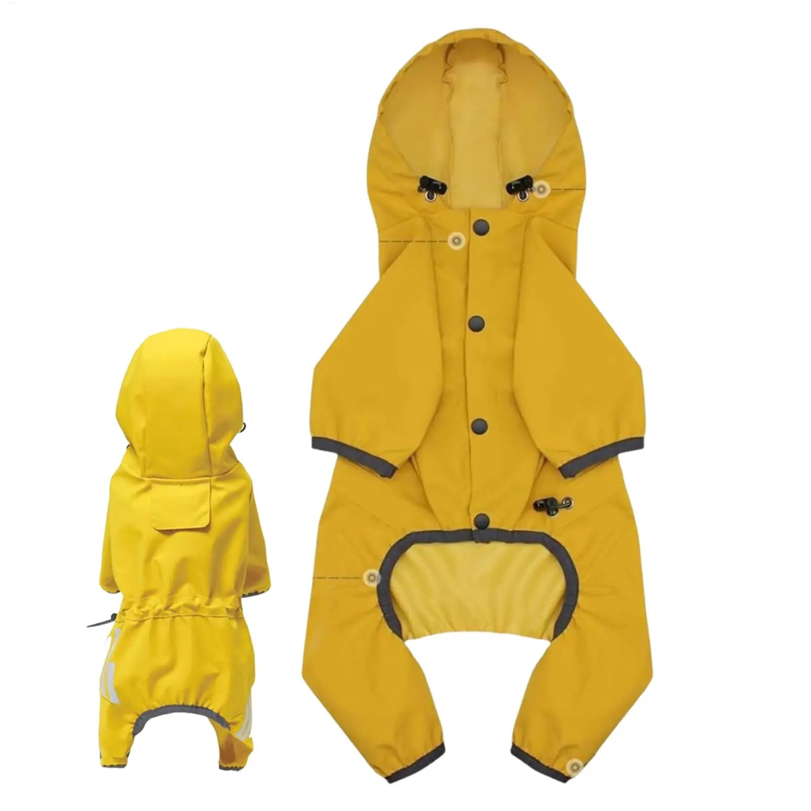 Manteau Imperméable pour Chien – Veste de Pluie Légère & Réglable