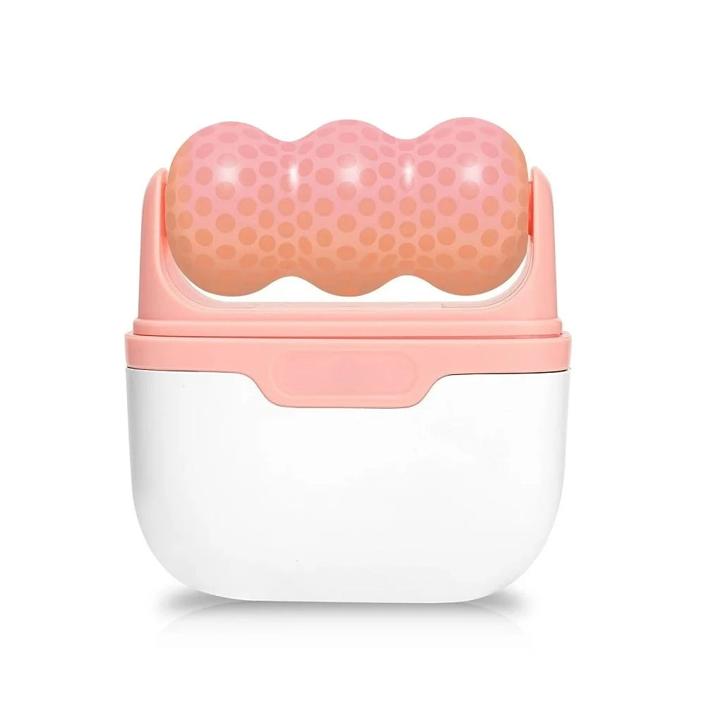 Rouleau de Glace Double Tête – Visage & Yeux | Anti-Migraine & Massage Froid