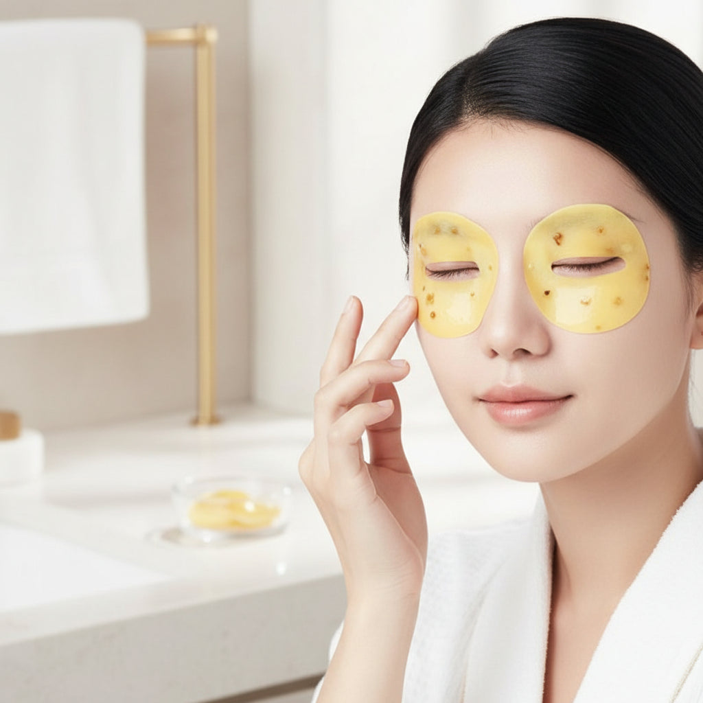 Masques Yeux à l'Osmanthus - 80 Patchs Hydratants Anti-Cernes 140g