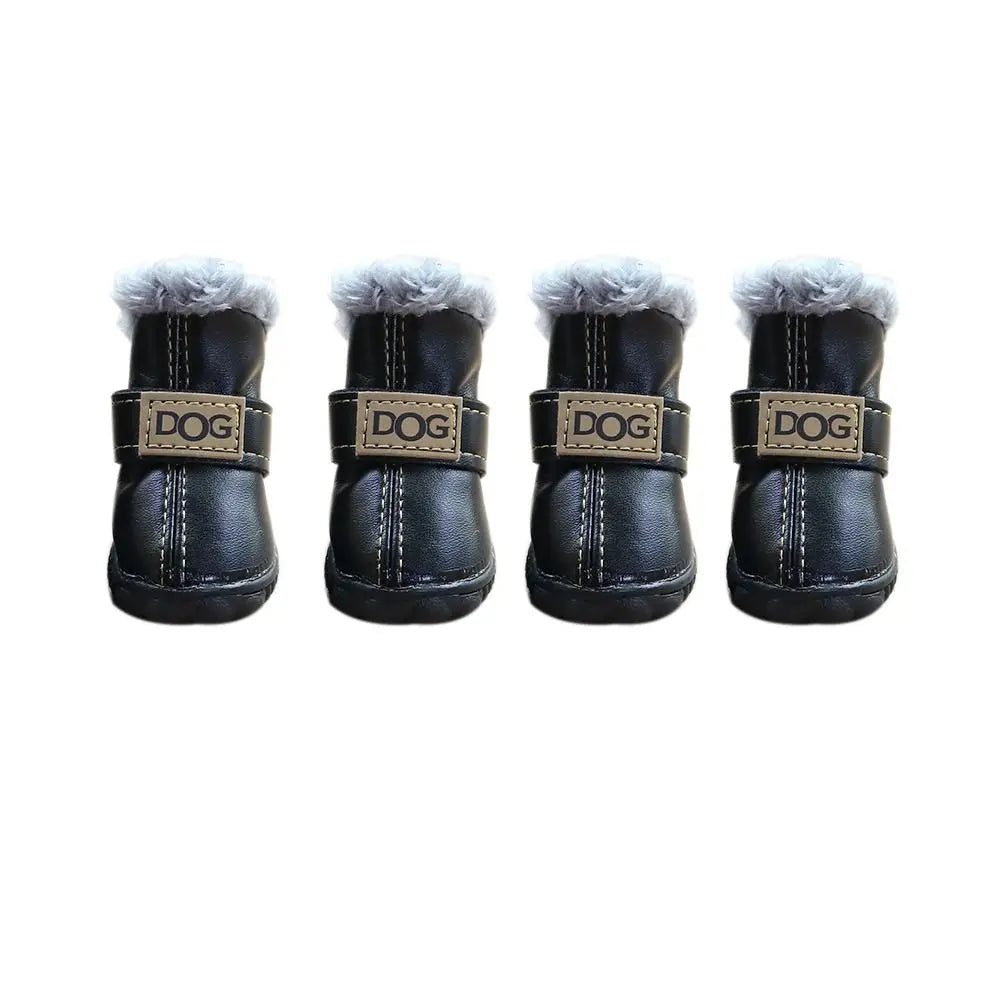 Bottes de Neige pour Chien – Imperméables, Chaudes & Antidérapantes (Lot de 4)