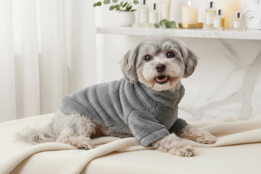 🐱 Pull Doux Luxe pour Chat – Vêtement Chaud Velours Automne Hiver