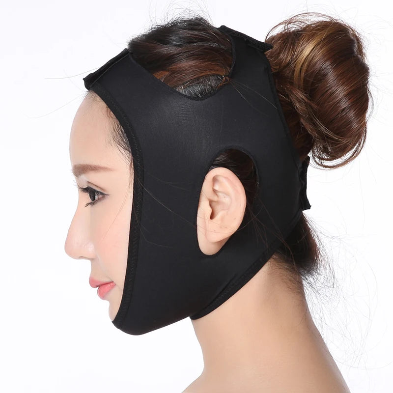 Masque Facial fin et délicat, Bandage amincissant, soins de la peau, forme de ceinture et soulever, réduit le Double menton, bande amincissante