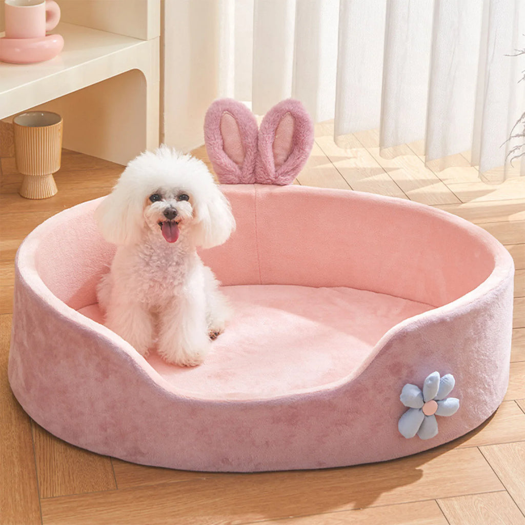 Lit Douillet pour Chien & Chat – Lavable, Toutes Saisons, Poignées Amovibles