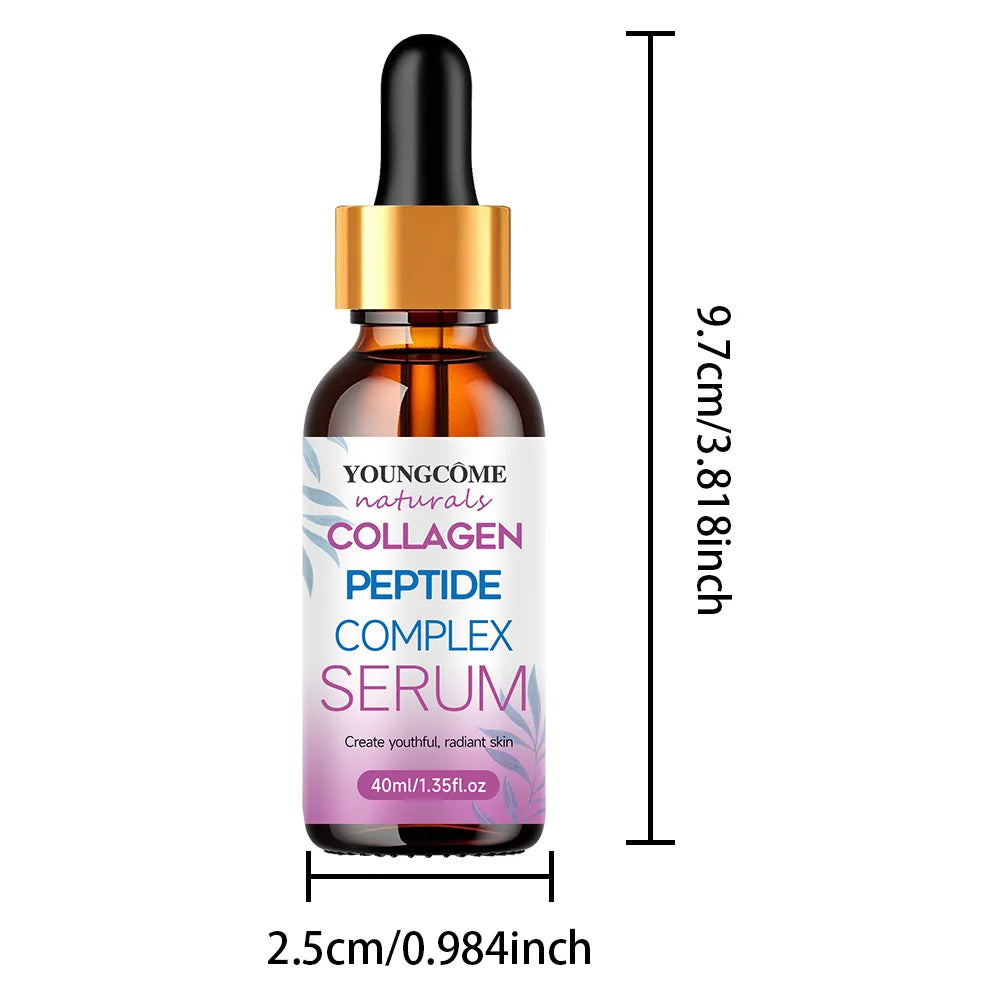 Sérum Visage Anti-Rides Collagène Liftant Raffermissant - Essence Anti-Âge Blanchissant Nourrissant 40ML