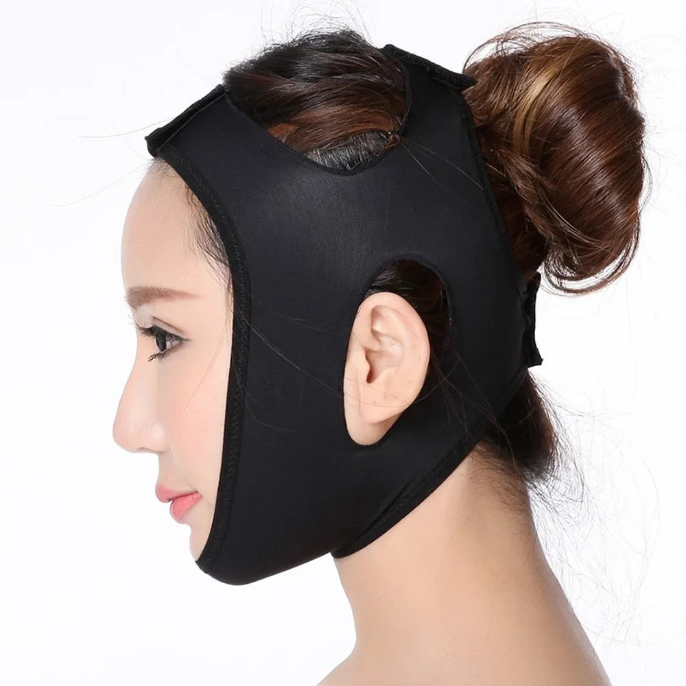 Masque Facial fin et délicat, Bandage amincissant, soins de la peau, forme de ceinture et soulever, réduit le Double menton, bande amincissante
