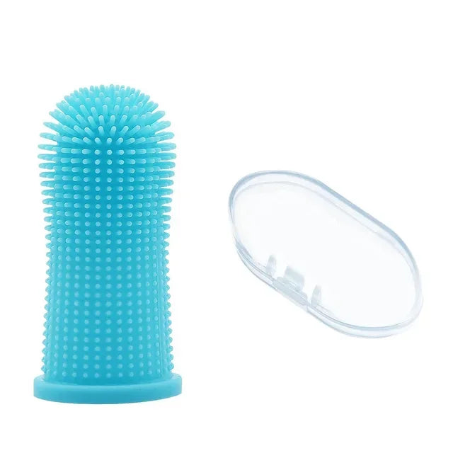 Brosse à Dents Doigt en Silicone pour Chien & Chat – Hygiène Bucco-Dentaire