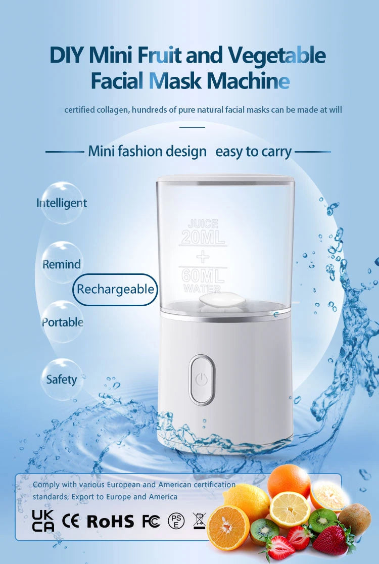 Machine à Masques Faciaux DIY - Fruits & Légumes Naturels - Spa Maison