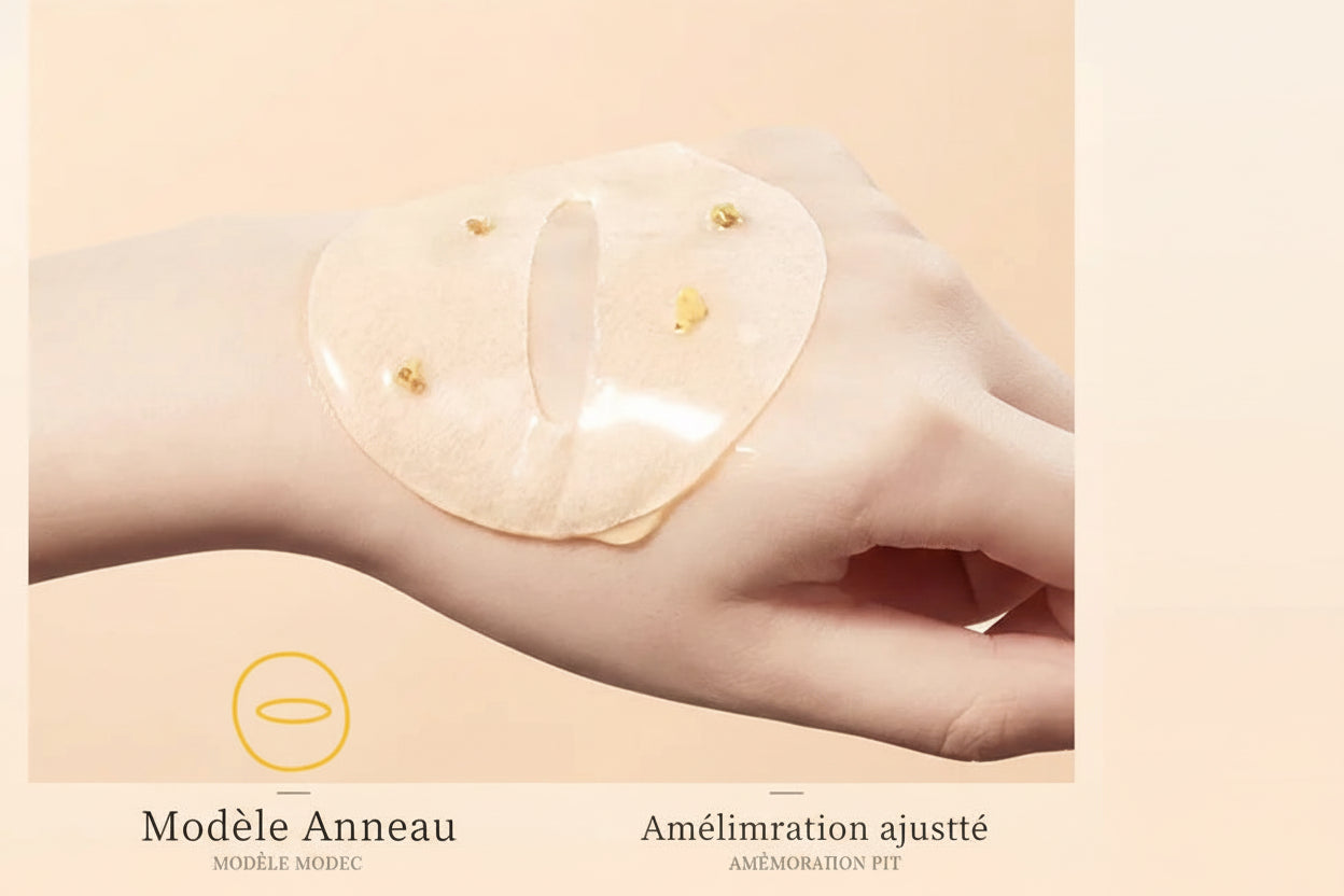 Masques Yeux à l'Osmanthus - 80 Patchs Hydratants Anti-Cernes