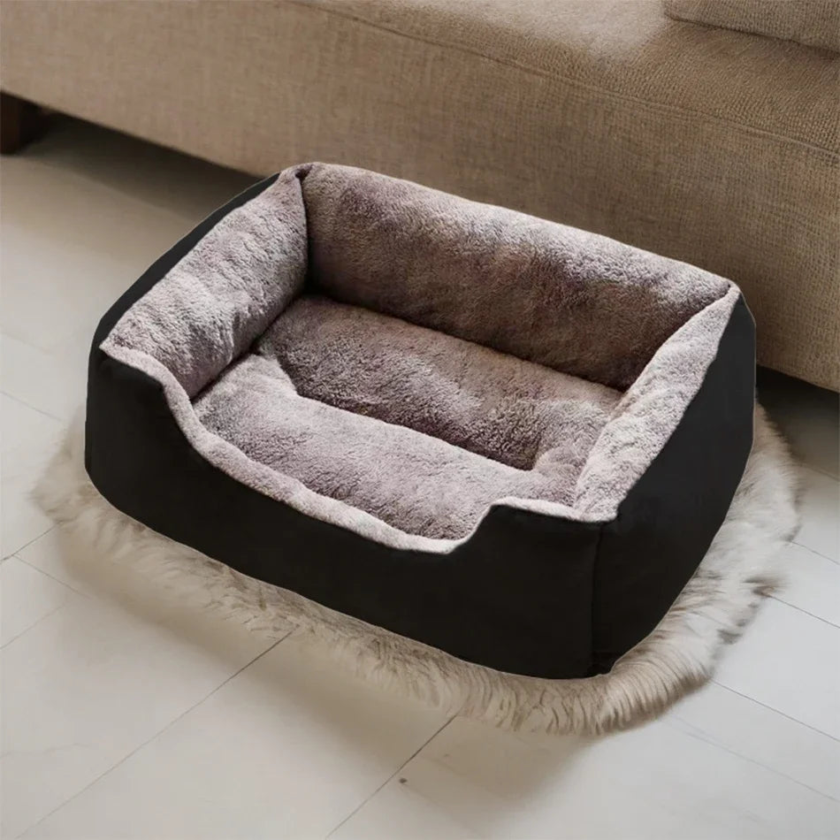 Panier Lit Luxe pour Chat & Chien – Coussin Moelleux Ultra-Doux S/M/L