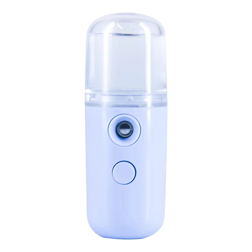Pulvérisateur Facial à Brume USB Rechargeable — Nébuliseur Hydratant Visage, Humidificateur Portable Soins de la Peau