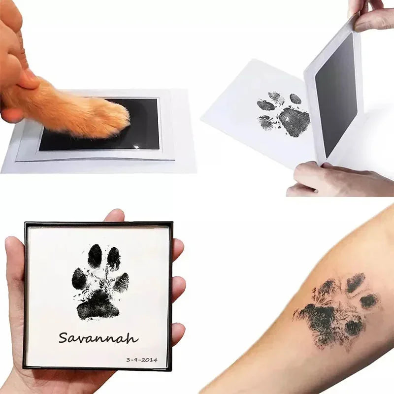 Kit d'Empreintes Bébé & Animal — Sans Encre, Non Toxique, 0-10 Mois