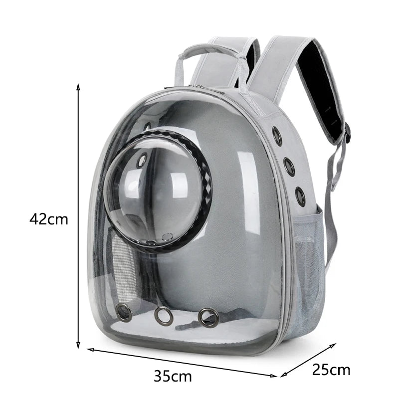 Sac à Dos Capsule Spatiale pour Animaux – Transparent & Respirant