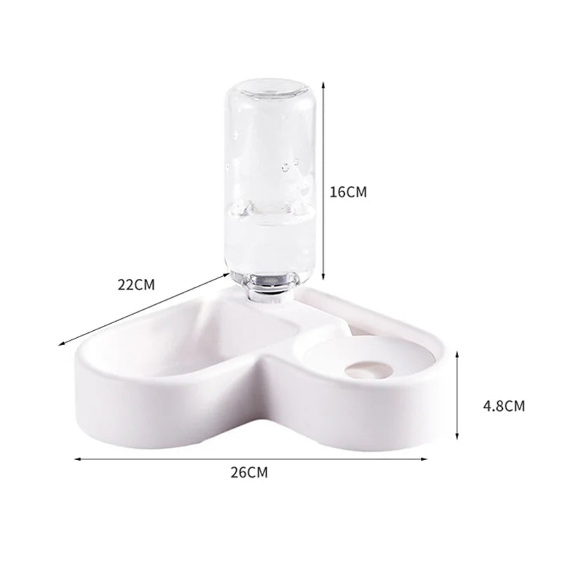 Gamelle Automatique Double Usage Chien & Chat – Eau & Nourriture