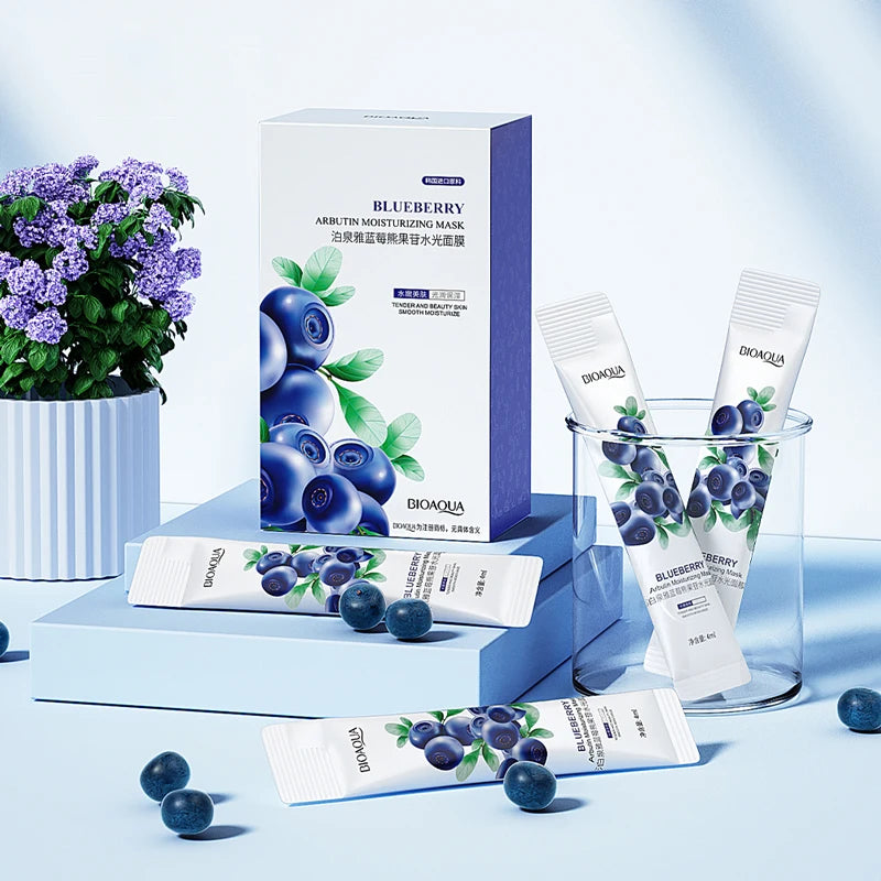 20 pièces BIOAQUA collagène masques pour le visage de sommeil hydratant Anti-rides blanchissant Anti-âge sans lavage masque de sommeil