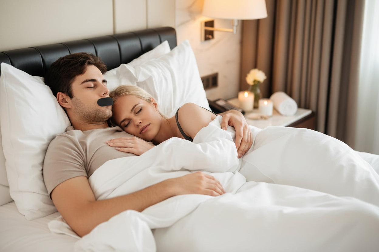🌙 Bandes Nasales Anti-Ronflement – 30 Pièces | Respiration Libre & Sommeil Réparateur