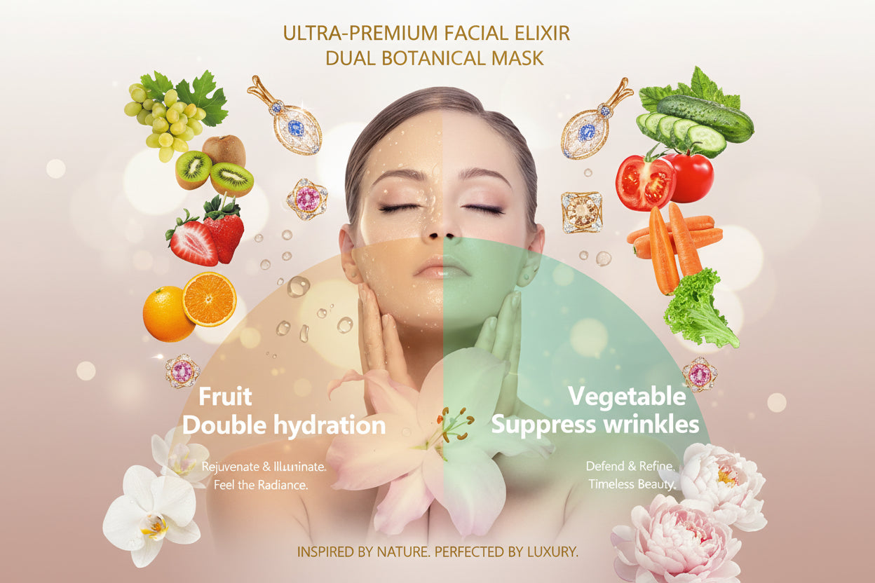 Machine à Masques Faciaux DIY - Fruits & Légumes Naturels - Spa Maison