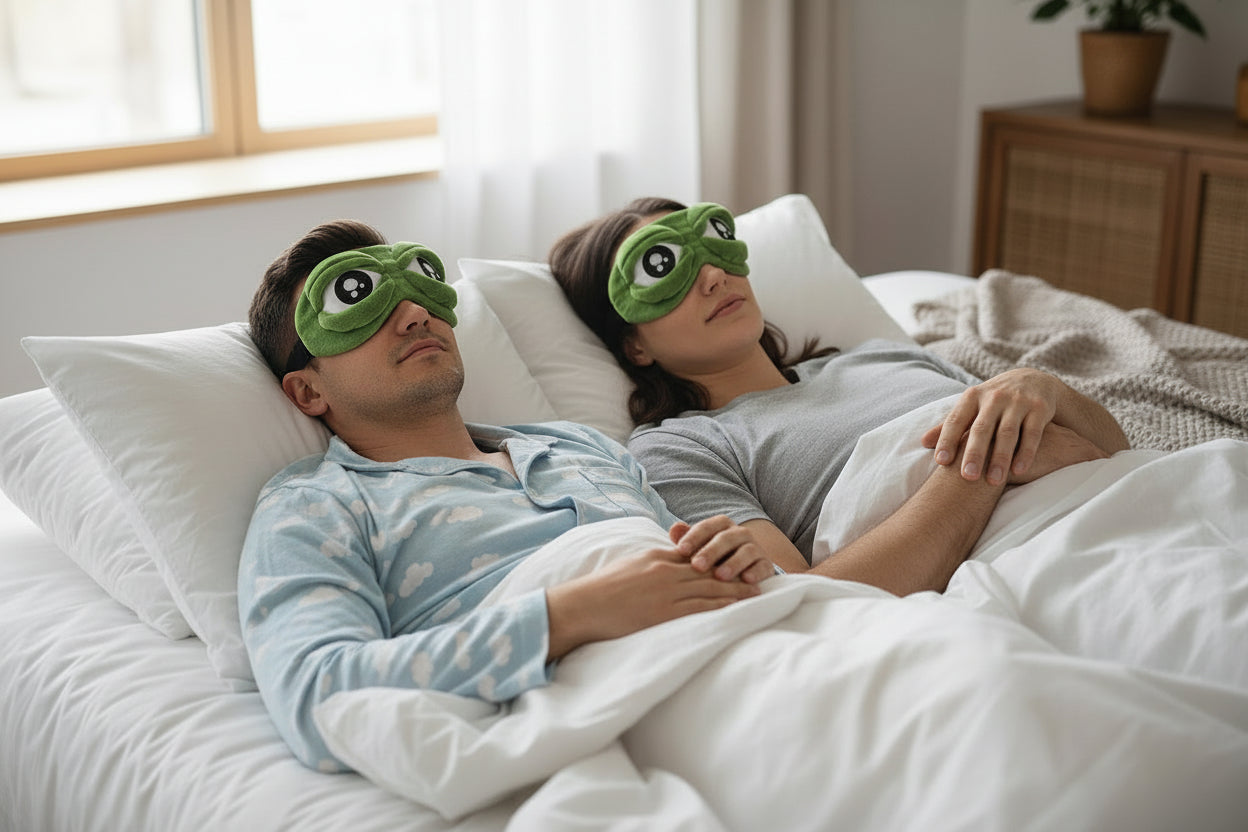 Masque de Sommeil 3D Luxe — Confort & Obscurité Totale
