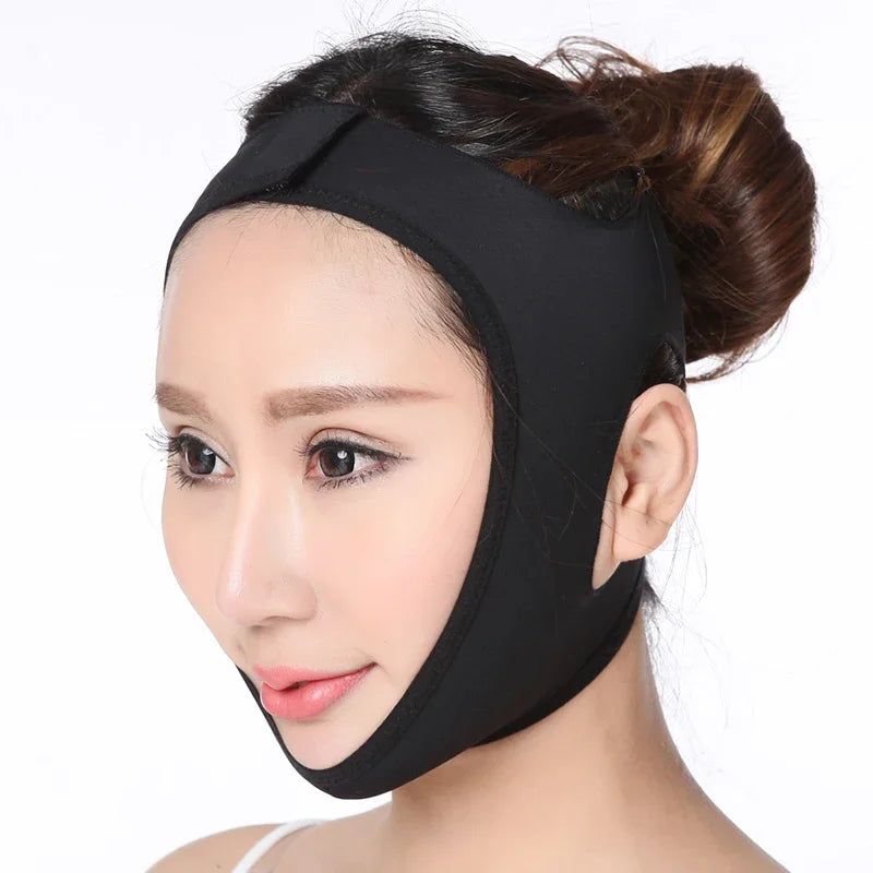 Masque Facial fin et délicat, Bandage amincissant, soins de la peau, forme de ceinture et soulever, réduit le Double menton, bande amincissante