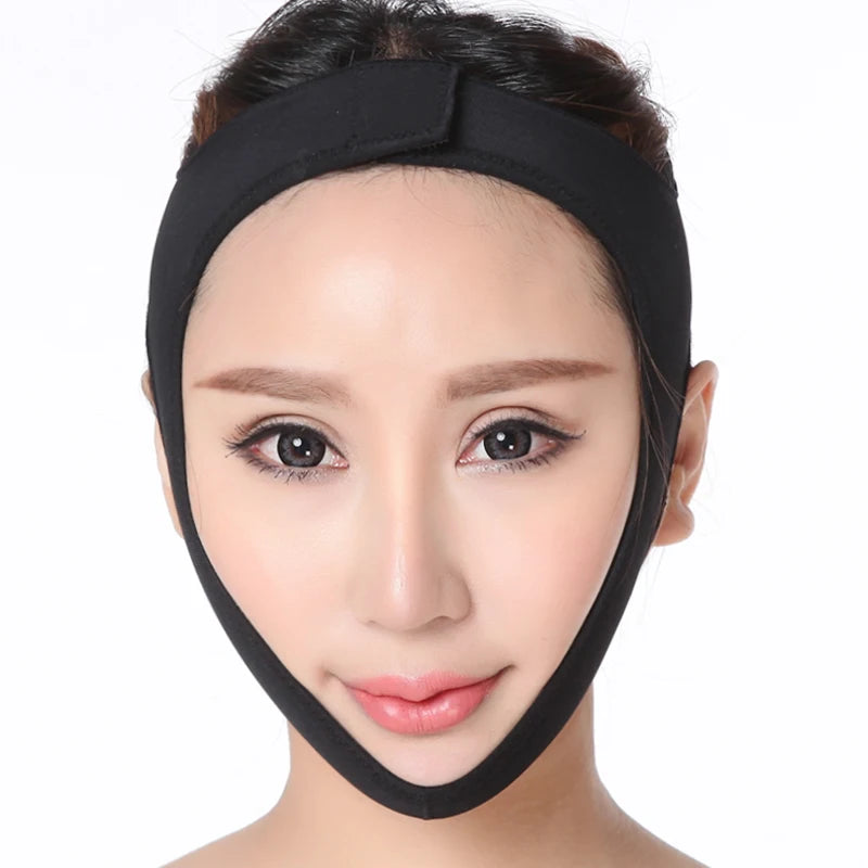 Masque Facial fin et délicat, Bandage amincissant, soins de la peau, forme de ceinture et soulever, réduit le Double menton, bande amincissante