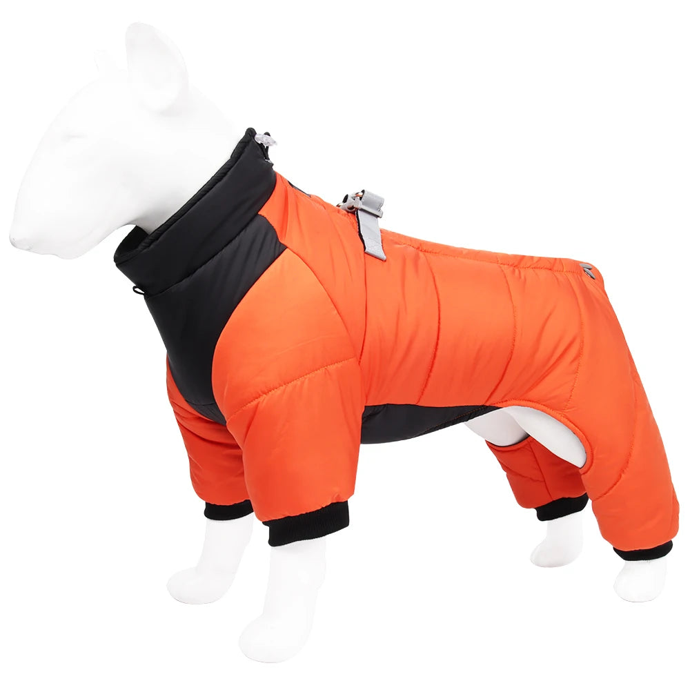 Combinaison Imperméable Chien – Manteau Hiver Chaud & Coupe-Vent