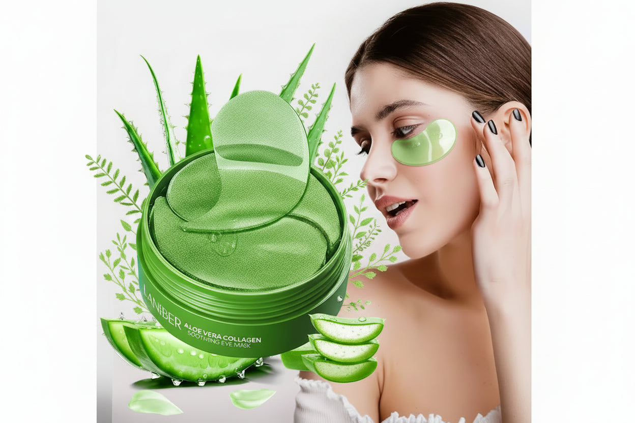 SAODER – masque pour les yeux au collagène à l'aloe Vera, Anti-cernes, sacs pour les yeux, patchs hydratants et raffermissants, produits de soins pour la peau, 60 pièces