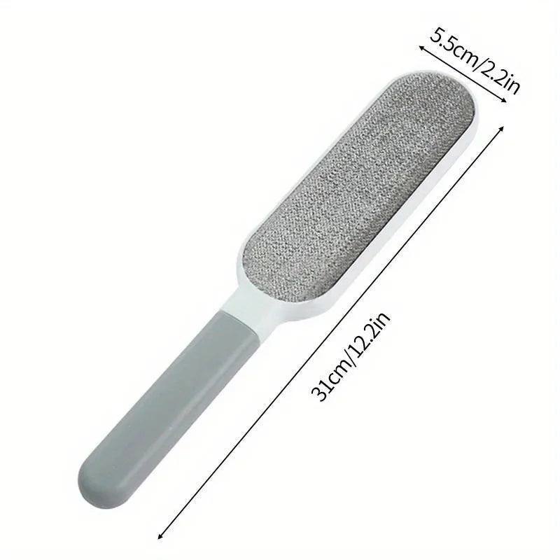 🐾 Épilateur Double Face pour Animaux – Brosse Anti-Peluches Électrostatique