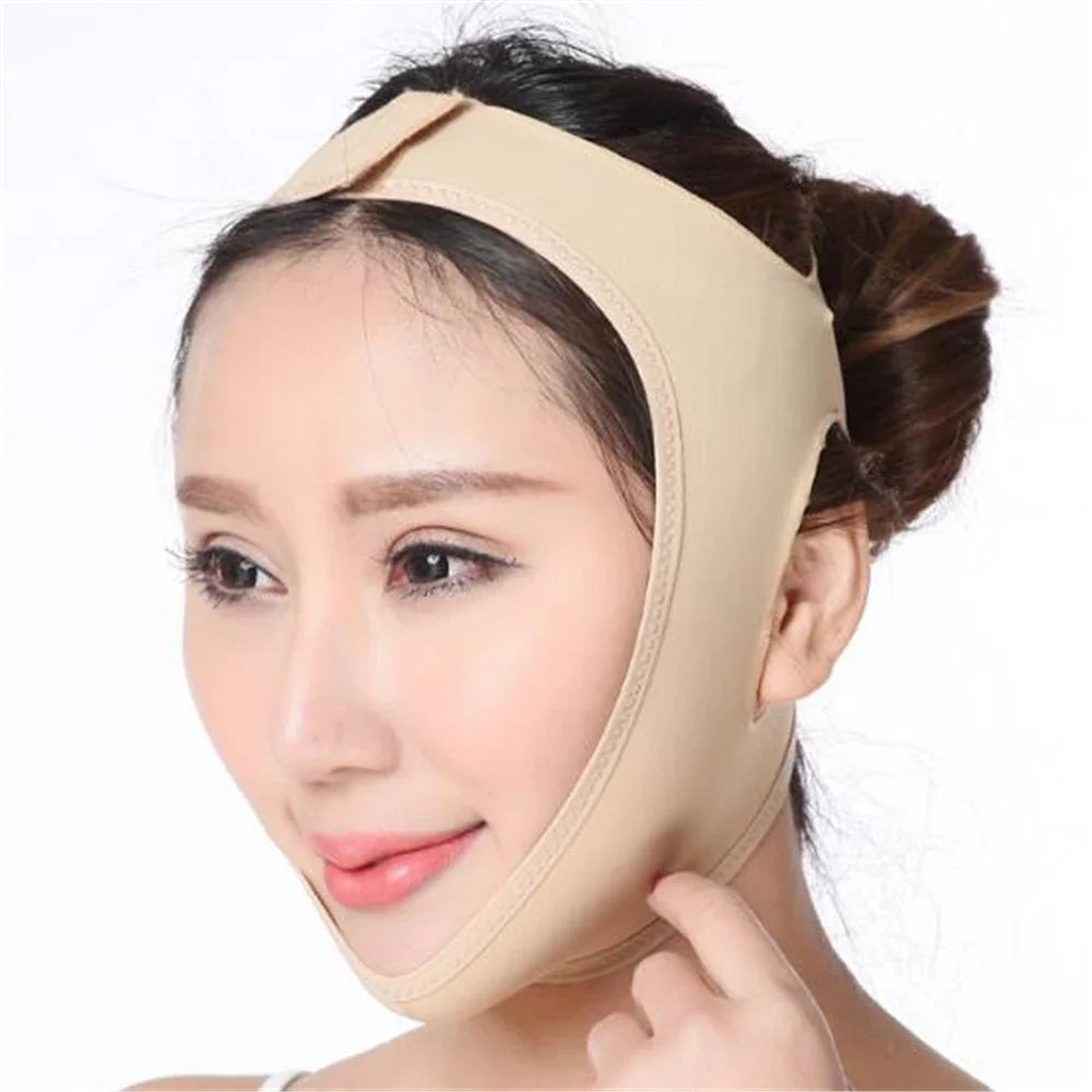 Masque Facial fin et délicat, Bandage amincissant, soins de la peau, forme de ceinture et soulever, réduit le Double menton, bande amincissante