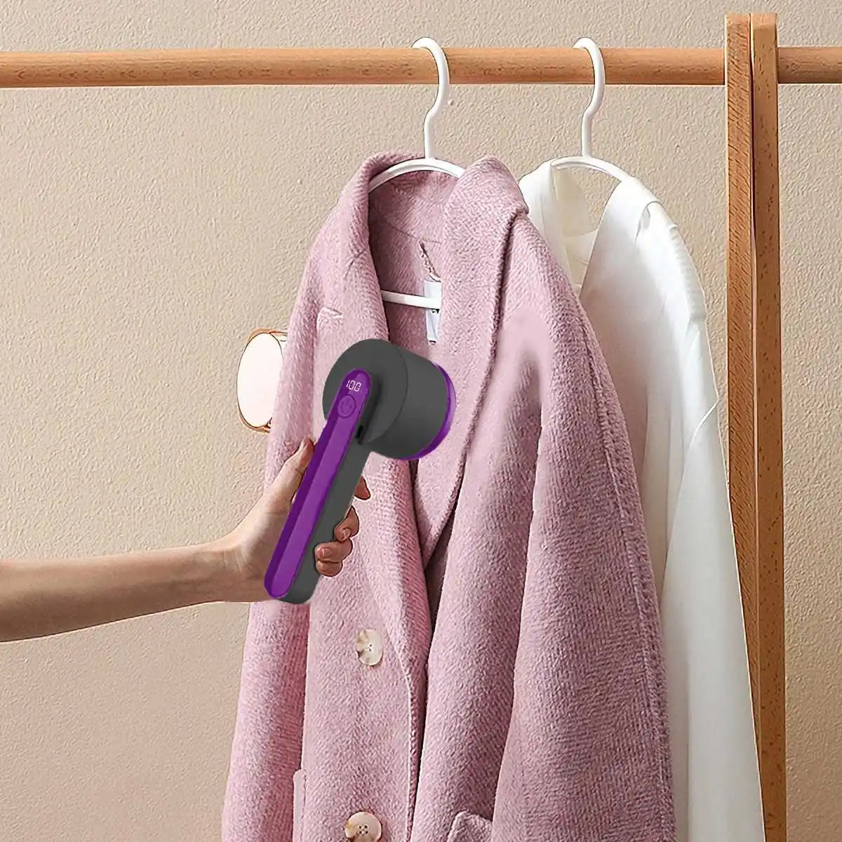 Dissolvant de peluches électrique Portable pour vêtements, dissolvant de granulés de Fuzz, affichage LED, Rechargeable pour vêtements, rasoir en tissu, dissolvant de peluches